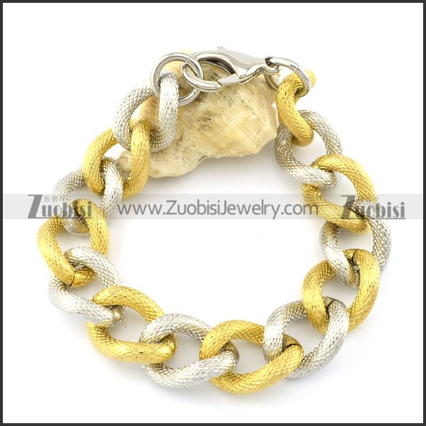 Beauteous Noncorrosive Steel plating bracelet for ladies -b001366