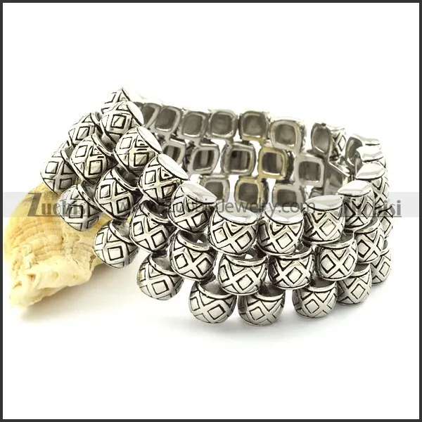 Nice-looking Noncorrosive Steel casting bracelet from china wholesale jewelry market -b001349