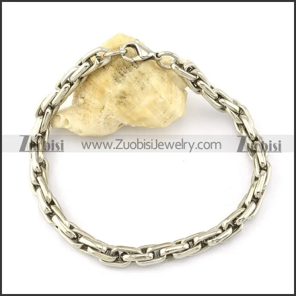 beautiful noncorrosive steel Stainless Steel Bracelet with Stamping Craft -b001229