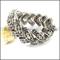 Good 316L Stainless Steel casting bracelet from china wholesale jewelry market -b001355