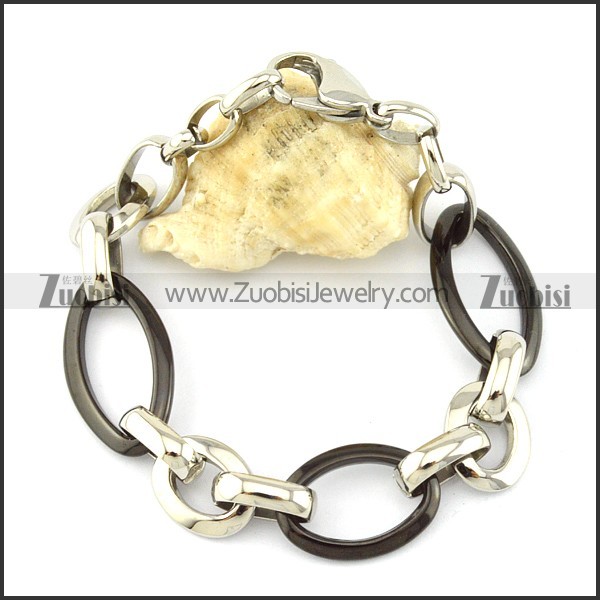 beauteous nonrust steel Stainless Steel Bracelet with Stamping Craft -b001242