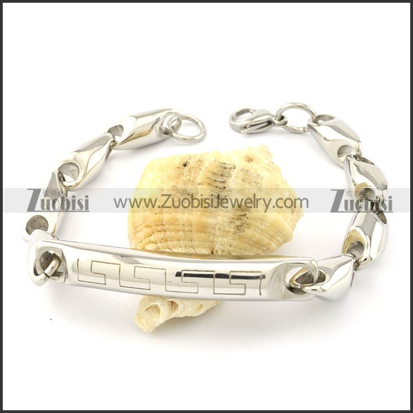 Buy Solid Casting Chain Bracelet with Tube -b001022