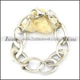 good-looking 316L Stainless Steel Bracelet with Stamping Craft -b001244