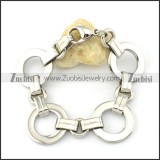 beautiful Steel Stainless Steel Bracelet with Stamping Craft -b001188