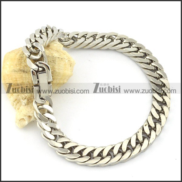 Unique 316L Stainless Steel men's stamping bracelet -b001524