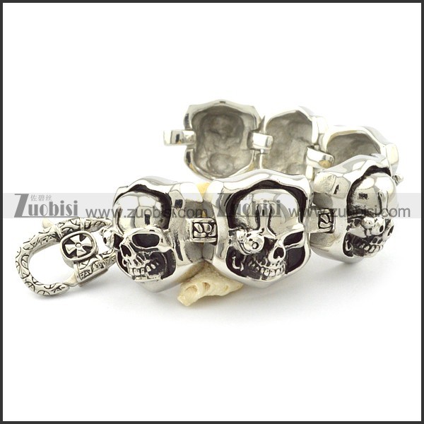 stainless steel casting bracelet b001749