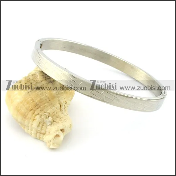Great Noncorrosive Steel stamping bangles -b001497