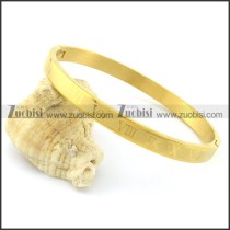 Exquisite Stainless Steel stamping bangle -b001445