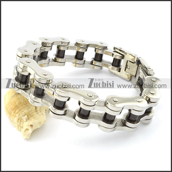 Exquisite Noncorrosive Steel mens biker bracelets -b001548