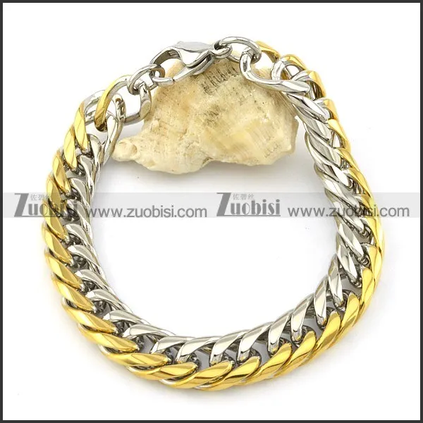 Nice Noncorrosive Steel stamping bracelets -b001390