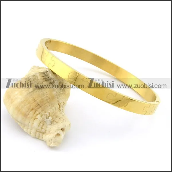 the Best Noncorrosive Steel stamping bangles -b001486