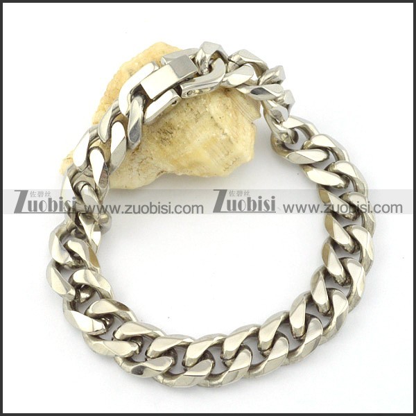 Great Quality 316L Steel men's stamping bracelet -b001520