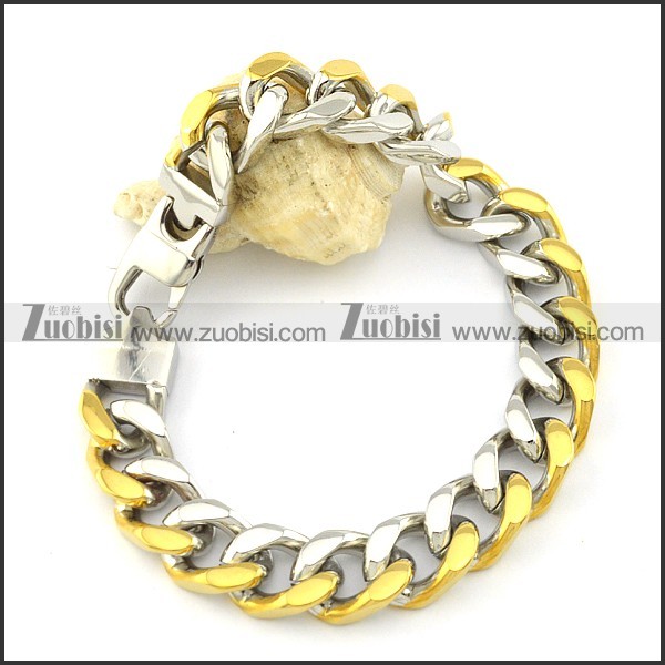 Good Selling Nonrust Steel stamping bracelets -b001400