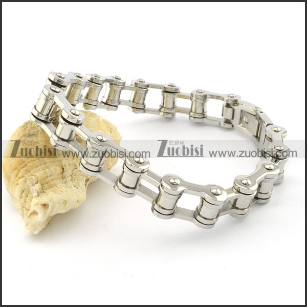 Pretty 316L mens biker bracelets -b001552