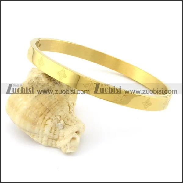 Functional Noncorrosive Steel stamping bangles -b001495