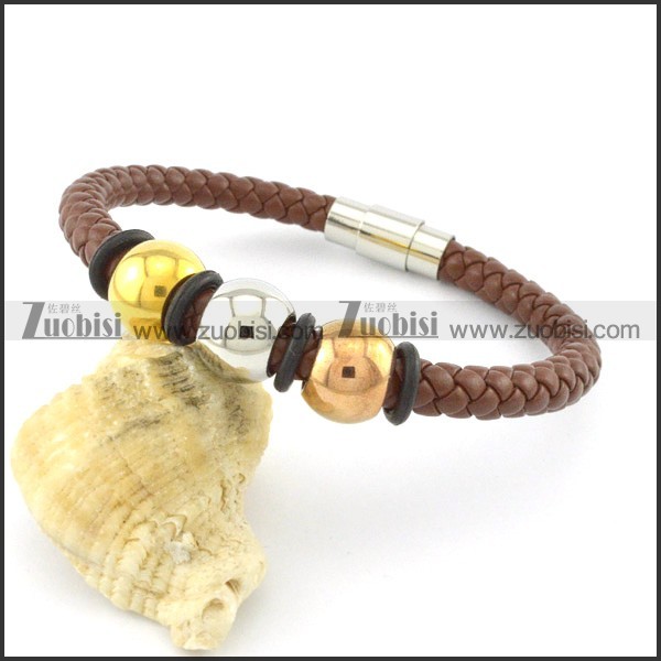 lengt of 21cm leather bracelets b001617