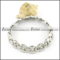 gold plating stainless steel bracelet CNC clear stones b001652