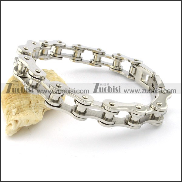 Beauteous 316L Steel mens biker bracelets -b001551