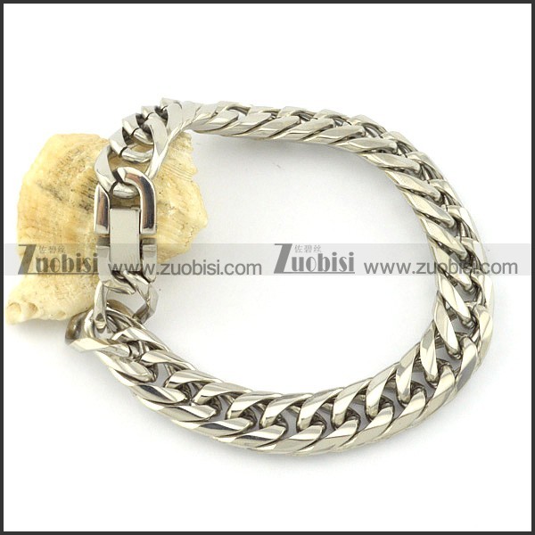 Top Quality 316L Steel men's stamping bracelet -b001517