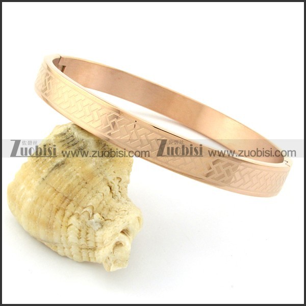 Good-looking 316L stamping bangle -b001455