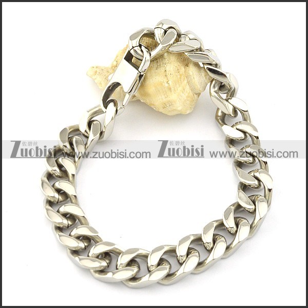 Practical 316L Stainless Steel stamping bracelets -b001398