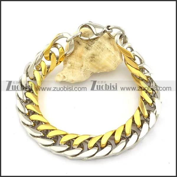 Good 316L Steel stamping bracelets -b001425