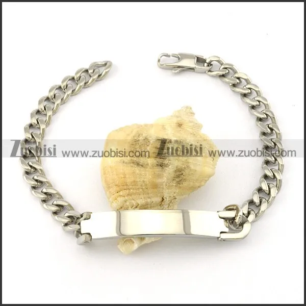 Great Quality Noncorrosive Steel id bracelets -b001545