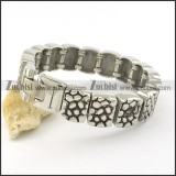 stainless steel casting bracelet b001570