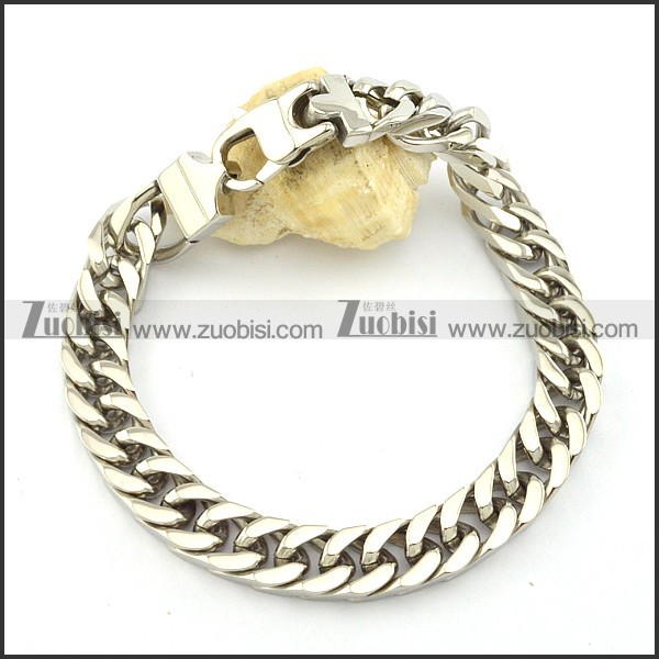 Brilliant 316L Steel stamping bracelets -b001418