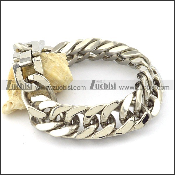 Super 316L Steel men's stamping bracelet -b001521