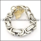 16MM Heavy and Large High Polishing Stainless Steel Double Link Chain Bracelet b002074-1