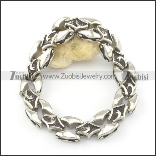 wholesale heavy unique stainless steel metal bike chain for motor bikers b002067