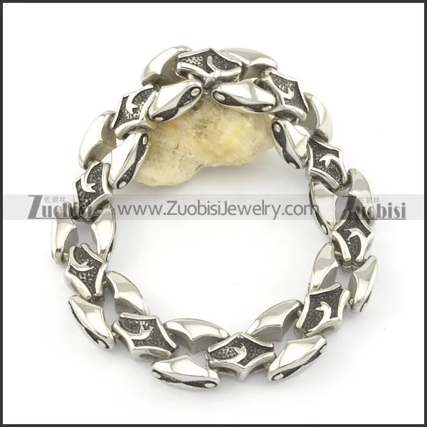 wholesale heavy unique stainless steel metal bike chain for motor bikers b002067