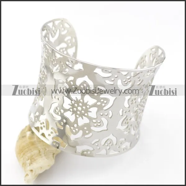 hollow flower bangle for women b002193