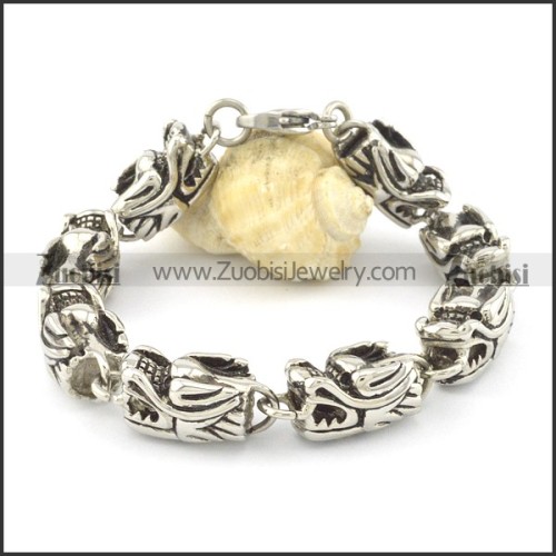 8 dragon heads bracelets b002066