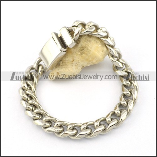 13mm shiny bracelet with casting buckle b002199