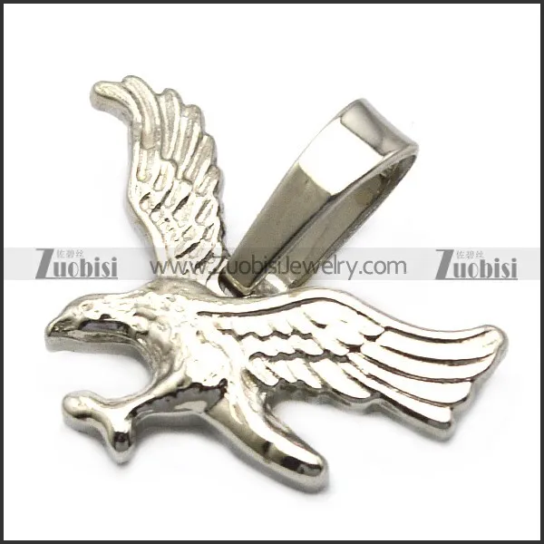 stainless steel eagle charm p007499