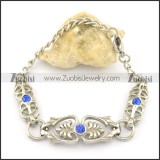 Sapphire stainless steel leisure fashion bracelet b002350