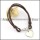 Stainless steel heart-shaped pendant Brown Leather Rope Bracelet b002306