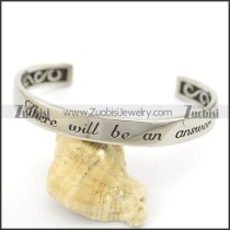 THERE WILL BE AN ANSWER bangle b002541