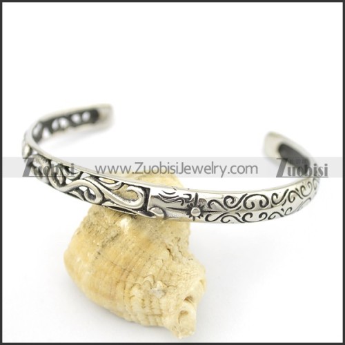 beautiful hollow totem bangle b002521