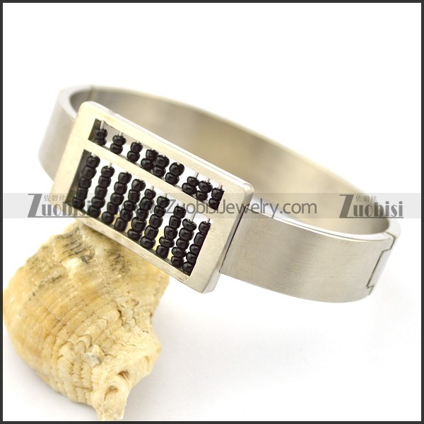 Abacus Oval Shaped Bangle b002485