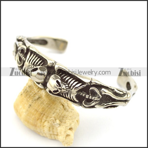 Two Skeleton Bangle for Strong Man b003146