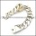 Shiny Stainless Steel Men's Chunky Curb Bracelet b003069
