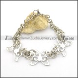 3 Fashion Butterflies Chain Bracelet b003017