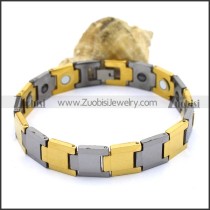 Tungsten Men's Bracelet in Gold and Original Tone b003657