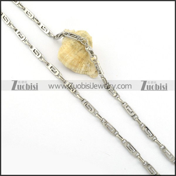 beauteous oxidation-resisting steel Necklace -n000304