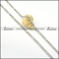 practical noncorrosive steel Necklace -n000286