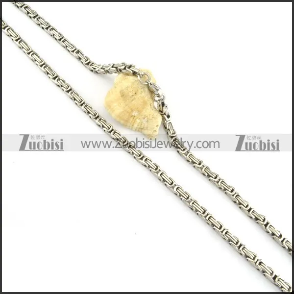 pleasant oxidation-resisting steel Stamping Necklaces - n000160