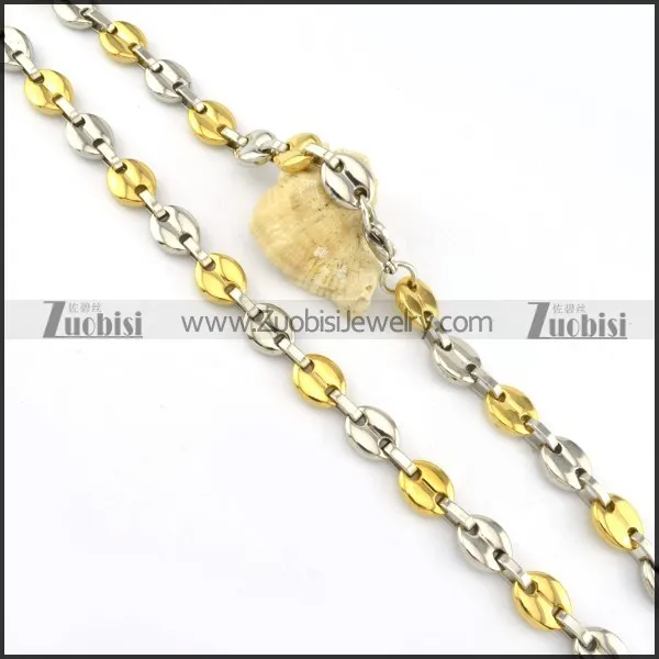 brilliant 316L Stainless Steel Stamping Necklaces - n000185